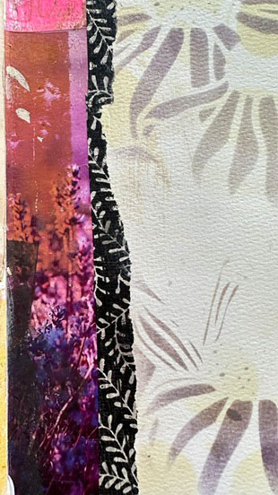 Buch-Illustration mit poetischer Komposition