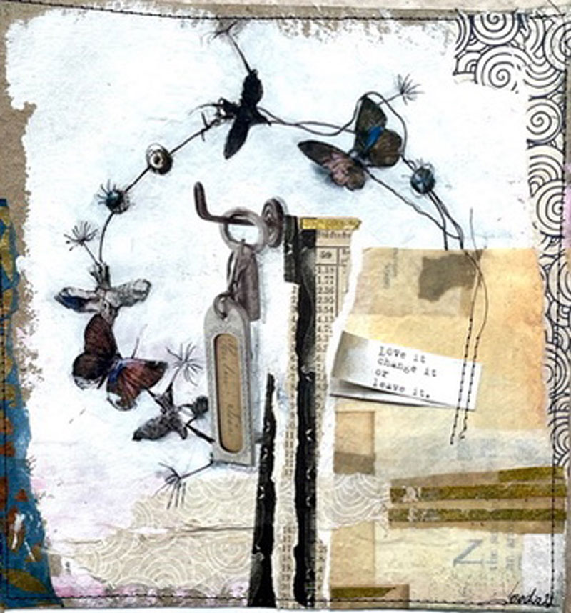Collage-Detail als Magazinthema